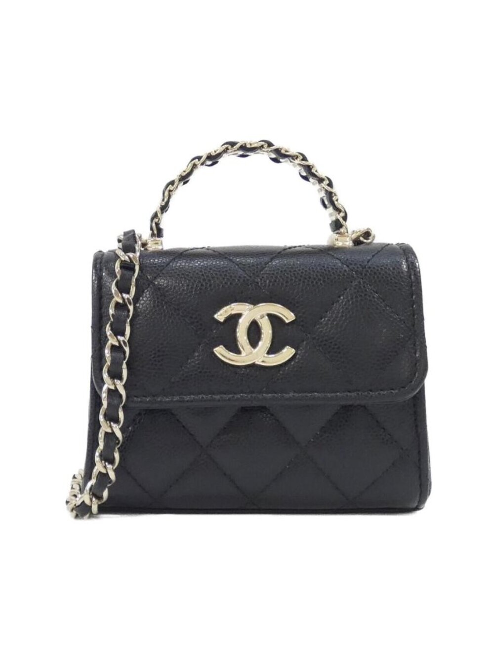 Chanel Chain Clutch Black
